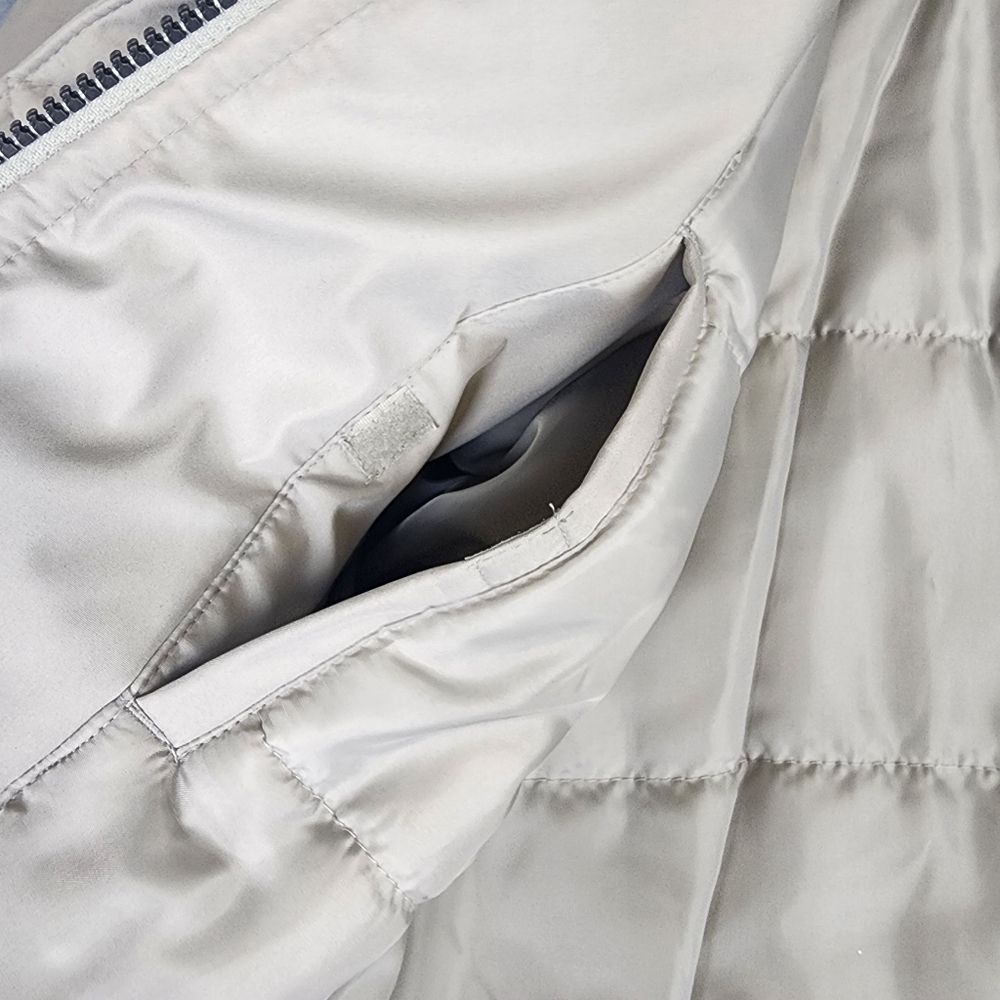 Michael Kors Beige Mens Dressy or Cadual Jacket Lined Multiple Pockets - Picture 8 of 16